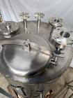 Used Nova Fabricating 150 Gallon Tank, 316L Stainless Steel, Vertical. Approximate 30