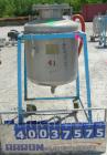 Used- O.G. Kelley Co. Pressure Tank, 55 gallon, 304 stainless steel, vertical. 24'' diameter x 27'' straight side, dished to...