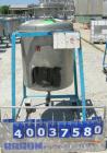 Used- O.G. Kelley Co. Pressure Tank, 55 gallon, 304 stainless steel, vertical. 24'' diameter x 27'' straight side, dished to...