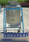 Used O.G. Kelley Co. Pressure Tank, 55 gallon, 304 stainless steel, vertical. 24'' diameter x 27'' straight side, dished top and bottom. Internal rated 50 psi at 300 deg F. Openings: top 10'' with co...