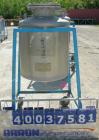 Used- O.G. Kelley Co. Pressure Tank, 55 gallon, 304 stainless steel, vertical. 24'' diameter x 27'' straight side, dished to...