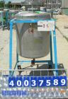 Used O.G. Kelley Co. Pressure Tank, 55 gallon, 304 stainless steel, vertical. 24'' diameter x 27'' straight side, dished top and bottom. Internal rated 50 psi at 300 deg F. Openings: top 10'' with co...