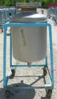 Used O.G. Kelley Co. Pressure Tank, 55 gallon, 304 stainless steel, vertical. 24'' diameter x 27'' straight side, dished top and bottom. Internal rated 50 psi at 300 deg F. Openings: top 10'' with co...