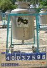 Used O.G. Kelley Co. Pressure Tank, 55 gallon, 304 stainless steel, vertical. 24'' diameter x 27'' straight side, dished top and bottom. Internal rated 50 psi at 300 deg F. Openings: top 10'' with co...