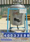 Used O.G. Kelley Co. Pressure Tank, 55 gallon, 304 stainless steel, vertical. 24'' diameter x 27'' straight side, dished top and bottom. Internal rated 50 psi at 300 deg F. Openings: top 10'' with co...