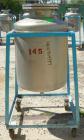 Used O.G. Kelley Co. Pressure Tank, 55 gallon, 304 stainless steel, vertical. 24'' diameter x 27'' straight side, dished top and bottom. Internal rated 50 psi at 300 deg F. Openings: top 10'' with co...