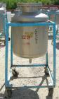 Used- O.G. Kelley Co. Pressure Tank, 55 gallon, 304 stainless steel, vertical. 24'' diameter x 27'' straight side, dished to...