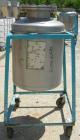 Used- O.G. Kelley Co. Pressure Tank, 55 gallon, 304 stainless steel, vertical. 24'' diameter x 27'' straight side, dished to...