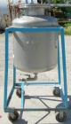 Used- O.G. Kelley Co. Pressure Tank, 55 gallon, 304 stainless steel, vertical. 24'' diameter x 27'' straight side, dished to...