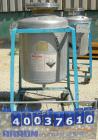 Used O.G. Kelley Co. Pressure Tank, 55 gallon, 304 stainless steel, vertical. 24'' diameter x 27'' straight side, dished top and bottom. Internal rated 50 psi at 300 deg F. Openings: top 10'' with co...