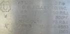 Used O.G. Kelley Co. Pressure Tank, 55 gallon, 304 stainless steel, vertical. 24'' diameter x 27'' straight side, dished top and bottom. Internal rated 50 psi at 300 deg F. Openings: top 10'' with co...