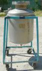 Used O.G. Kelley Co. Pressure Tank, 55 gallon, 304 stainless steel, vertical. 24'' diameter x 27'' straight side, dished top and bottom. Internal rated 50 psi at 300 deg F. Openings: top 10'' with co...