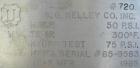 Used 55 Gallon Stainless Steel O.G. Kelley Co. Pressure Tank