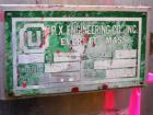 Used P.X. Engineering Pressure Tank, 400 Gallon, 304 Stainless Steel, Vertical. 48'' diameter x 48'' straight side, dished top and bottom. Internal rated 15 psi at 200 deg F. Openings: top 3