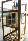 Used Packo Inox Pressure Tank, 52.8 gallon (200 liter), 316 stainless steel, vertical. Approximate 20’’ diameter x 34’’ straight side. Flat bolt on top, dished bottom. Internal rated –14.5 psi/50 psi...