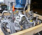 Used Packo Inox Pressure Tank, 52.8 gallon (200 liter), 316 stainless steel, vertical. Approximate 20’’ diameter x 34’’ straight side. Flat bolt on top, dished bottom. Internal rated –14.5 psi/50 psi...