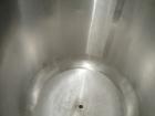 Used Mueller Tank, 275 Gallon, Model F, 316 Stainless Steel, Vertical. 46’’ diameter x 36’’ straight side, dish top and bottom. Internal rated to 15 psi. Openings: top (2) 2’’ NPT, 18’’ manway, no co...