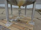 Used Paul Mueller Pressure Tank, 100 Gallon, 304 Stainless Steel, Vertical.