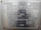 Used Paul Mueller Pressure Tank, 100 Gallon, 304 Stainless Steel, Vertical.