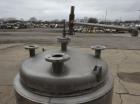 Used Paul Mueller Pressure Tank, 100 Gallon, 304 Stainless Steel, Vertical.