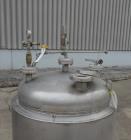 Used Paul Mueller Pressure Tank, 100 Gallon, 304 Stainless Steel, Vertical.
