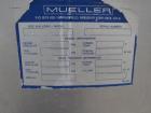 Used Paul Mueller Pressure Tank, 100 Gallon, 304 Stainless Steel, Vertical.