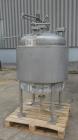 Used Paul Mueller Tank, 100 Gallon, 304 Stainless Steel, Vertical.