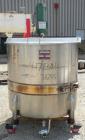 Used Perma San Tank, 170 Gallon, Model 170 GAL OVS, 316 Stainless Steel, Vertical.  38 1/2