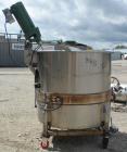 Used Perma San Tank, 170 Gallon, Model 170 GAL OVS, 316 Stainless Steel, Vertical.  38 1/2