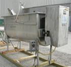 Used Perma-San Trough Style Tank, 300 gallon, 316 stainless steel, horizontal. 
