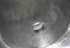 Used Perma-San Trough Style Tank, 300 gallon, 316 stainless steel, horizontal. 