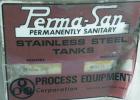 Used Perma-San Tank, 300 Gallon, Model CVC, 304 Stainless Steel, Vertical. 46
