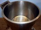 Used Perma-San Tank, 50 Gallon, Stainless Steel.  Open top, slope bottom, portable.