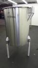 Used- Perma-San Tank, 120 Gallons, Model OVS, 316 Stainless Steel, Vertical. Approximately 30