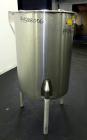 Used Perma-San Tank, 120 Gallons, Model OVS, 316 Stainless Steel, Vertical. Approximately 30