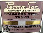 Used Perma-San Tank, 120 Gallons, Model OVS, 316 Stainless Steel, Vertical. Approximately 30