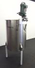 Used Perma-San Tank, 120 Gallons, Model OVS, 316 Stainless Steel, Vertical. Approximately 30