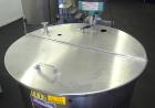 Used Perma-San Tank, 120 Gallons, Model OVS, 316 Stainless Steel, Vertical. Approximately 30