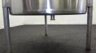 Used Perma-San Tank, 310 Gallons, Model OVS, 316 Stainless Steel, Vertical. Approximately 44” diameter x 46” straight side, open top with 1/2 covers, sloped bottom.  Provision for a clamp-on agitator...