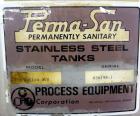 Used Perma-San Tank, 310 Gallons, Model OVS, 316 Stainless Steel, Vertical. Approximately 44” diameter x 46” straight side, open top with 1/2 hinged covers, sloped bottom.  Provision for a clamp-on a...