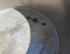 USED: Perma San tank, 80 gallon, 316 stainless steel, vertical. 36