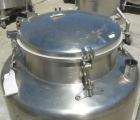 USED: Perma San tank, 80 gallon, 316 stainless steel, vertical. 32