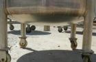 USED: Perma San tank, 80 gallon, 316 stainless steel, vertical. 32