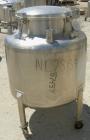 USED: Perma San tank, 80 gallon, 316 stainless steel, vertical. 32