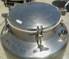 USED: Perma San tank, 80 gallon, 316 stainless steel, vertical. 32