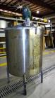 Used Perry Products Tank, Approximate 300 Gallon, 304 Stainless Steel, Vertical. Approximate 44