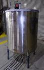 Used Perry Products Tank, Approximate 300 Gallon, 304 Stainless Steel, Vertical. Approximate 44