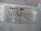 Used 50 Gallon Stainless Steel Perry Products Pressure Tank 