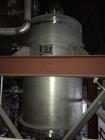 Used- Perry Products Pressure Tank, 325 Gallon, 304L Stainless Steel, Vertical. 40” Diameter x 60” straight side, dished top...