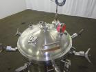 Used Precision Stainless Pressure Tank, 52.8 Gallon (200 Liter), 316L Stainless